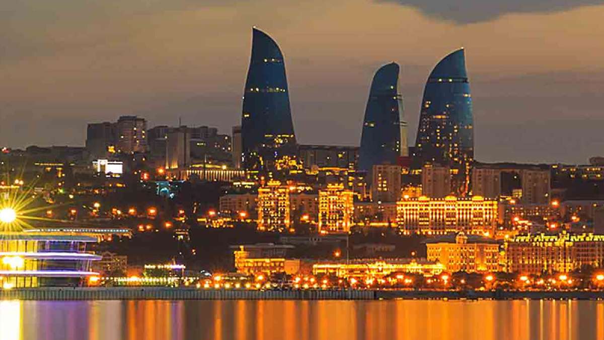 Baku at night