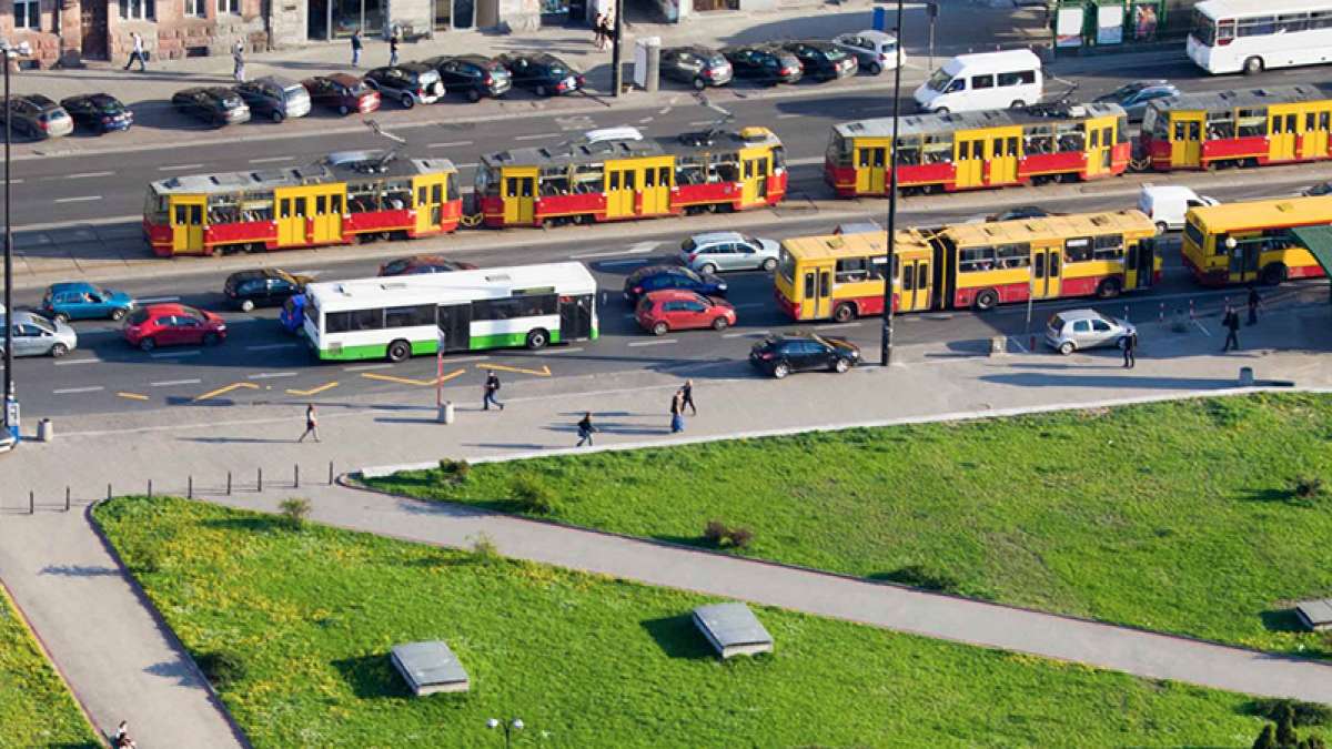 Buses and trams in Warsaw